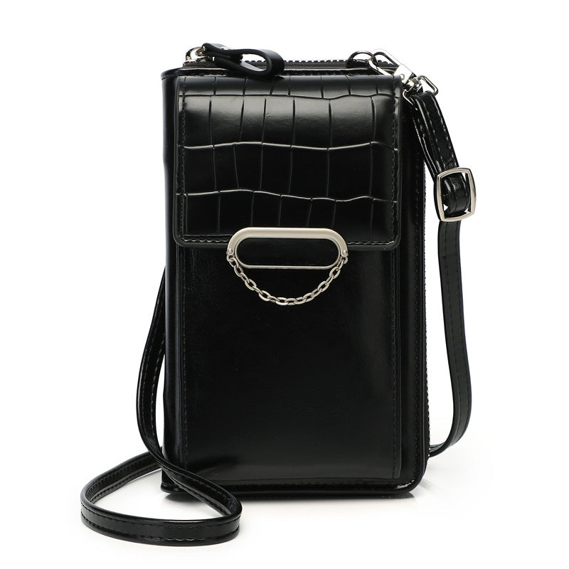 Mobile Phone Bag For Women Chain Stone Pattern Design Shoulder Bags Mobile Phone Bag For Women Chain Stone Pattern Design Shoulder Bags